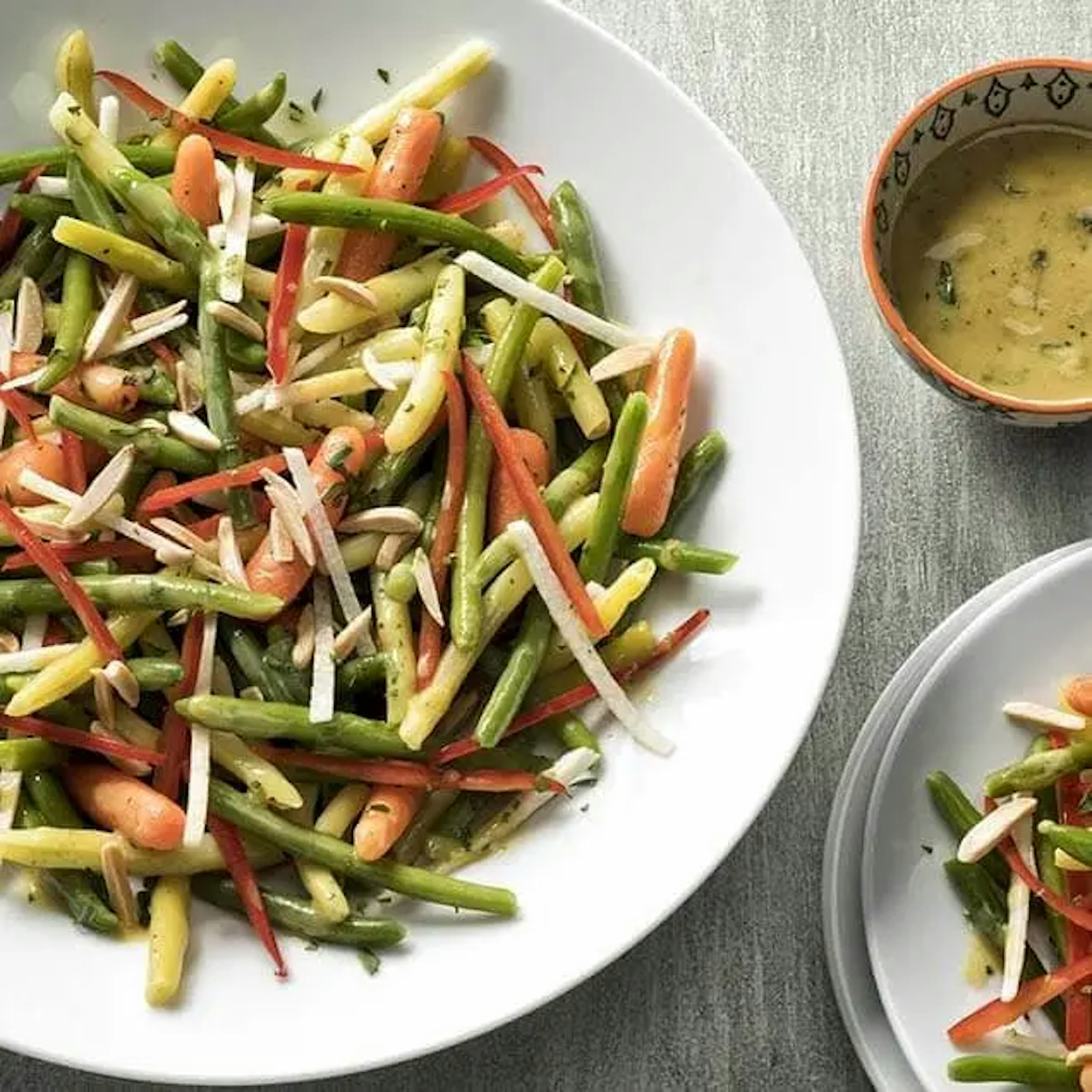 Honey Dijon Summer Bean Salad