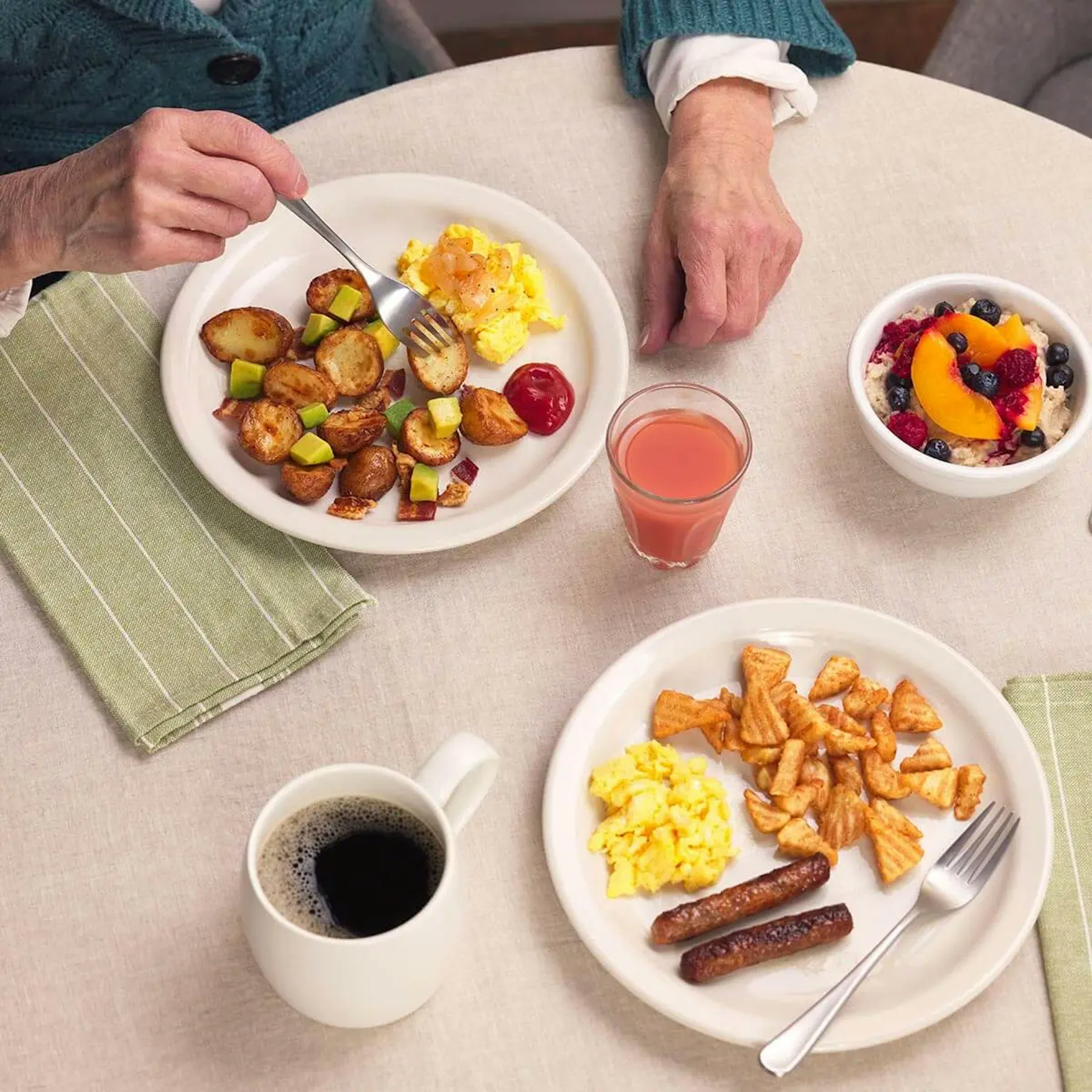 Food Station: Global Breakfast for Senior Living