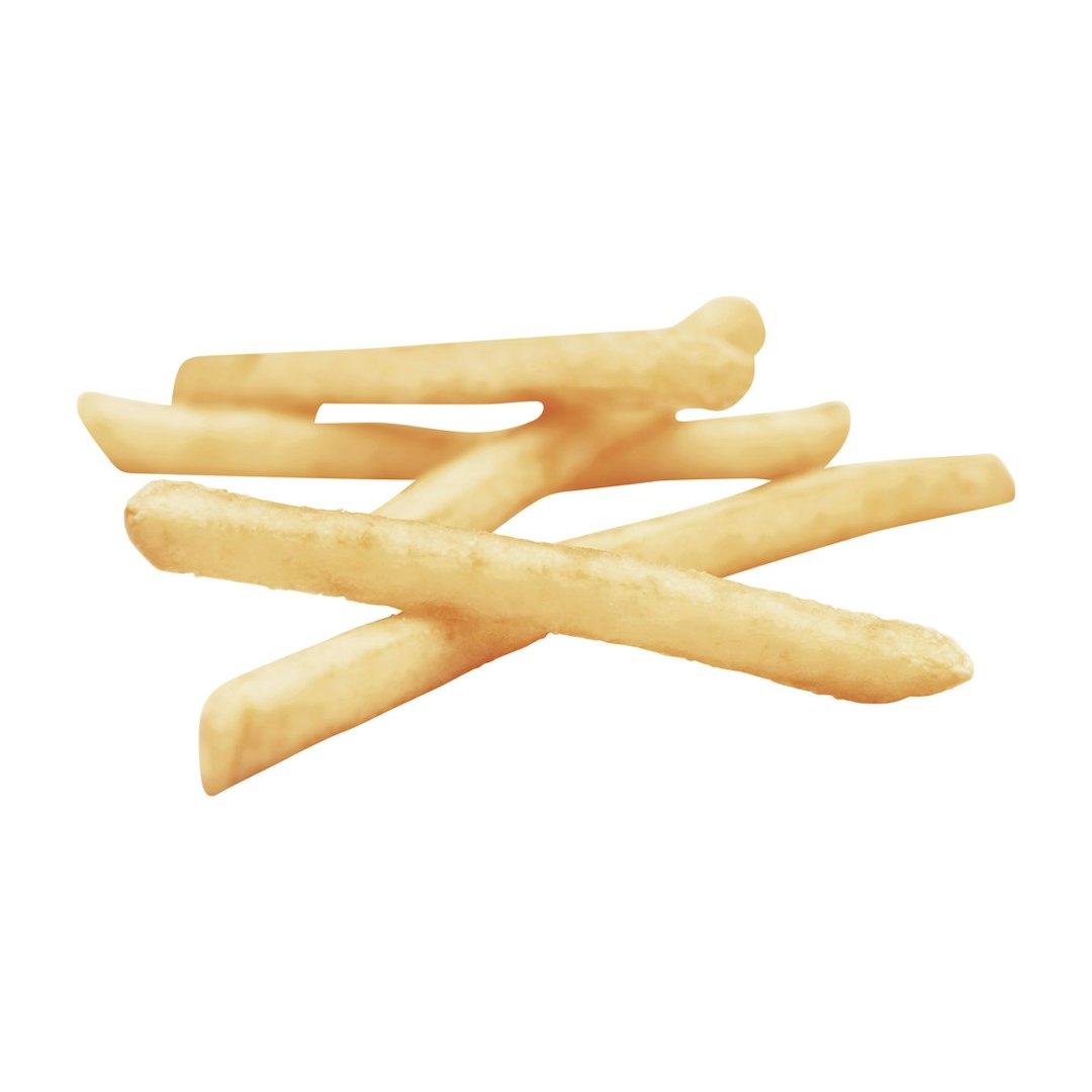 Clear Coated Straight Cut Fries