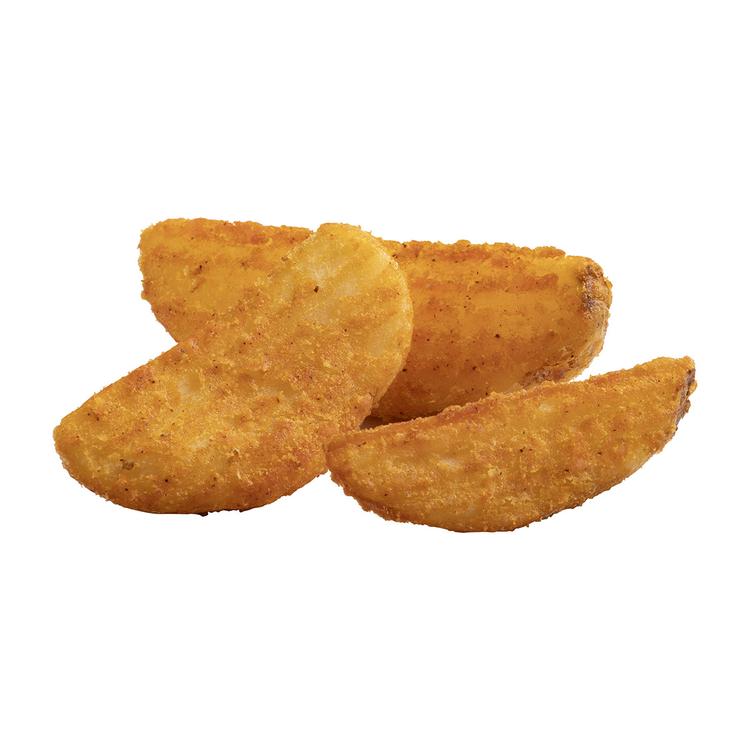 Savory Battered 8 Cut Crinkle Cut Wedges, Skin On Product Card