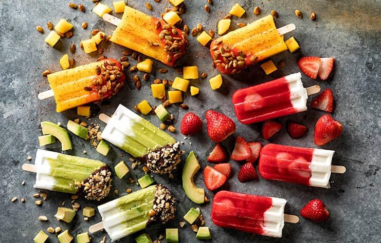 Summer Recipe Collection popsicles